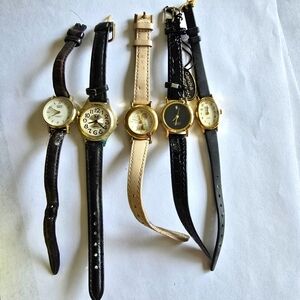Watch lot of vintage watches for parts, repair steampunk quartz